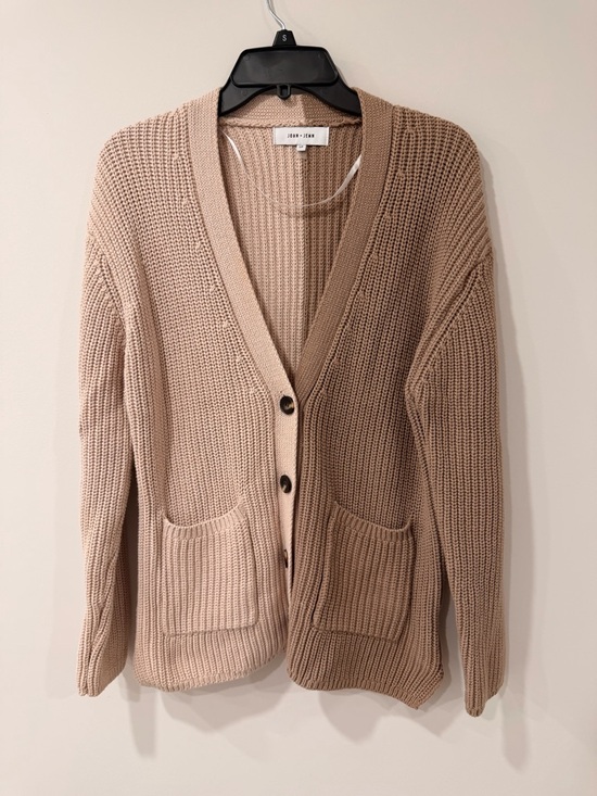 John + Jenn Sweaters - John + Jenn NWOT Evereve Maya Cotton Colorblock Knit Cardigan Size Small